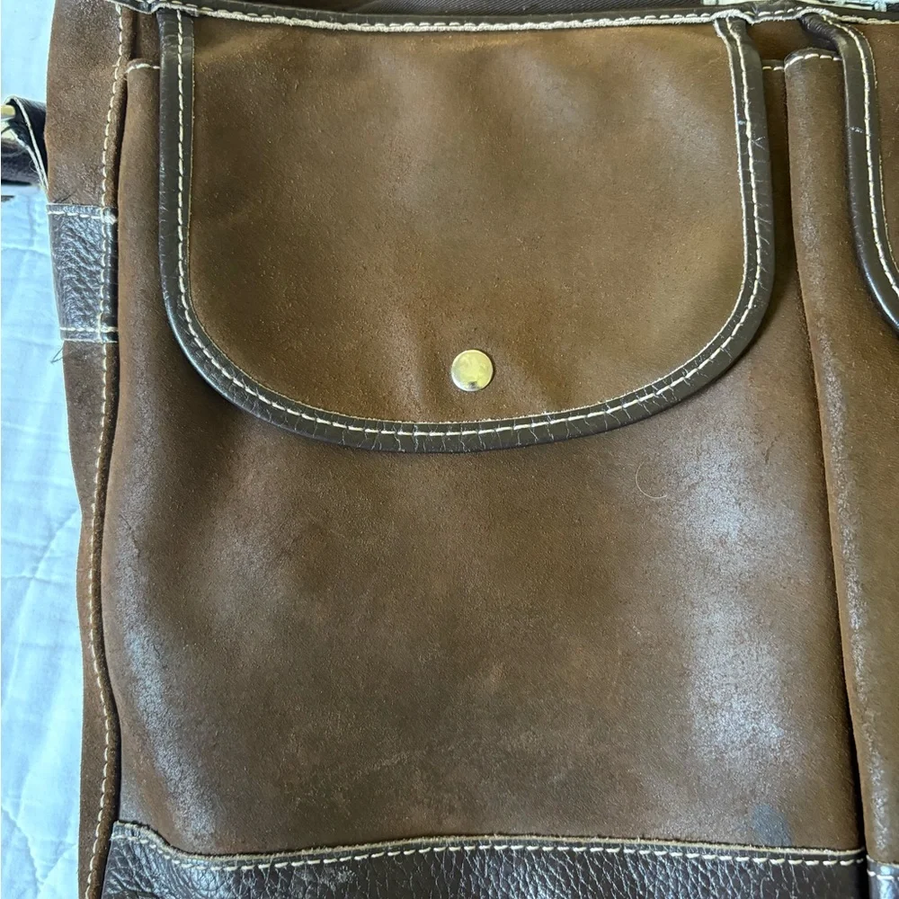 Pelle Studio Brown Leather Men's Messenger Bag